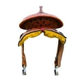 thumbnail image 5 of Resistance Adult Western Floral Tooled Leather Hard Seat Saddle, 5 of 6