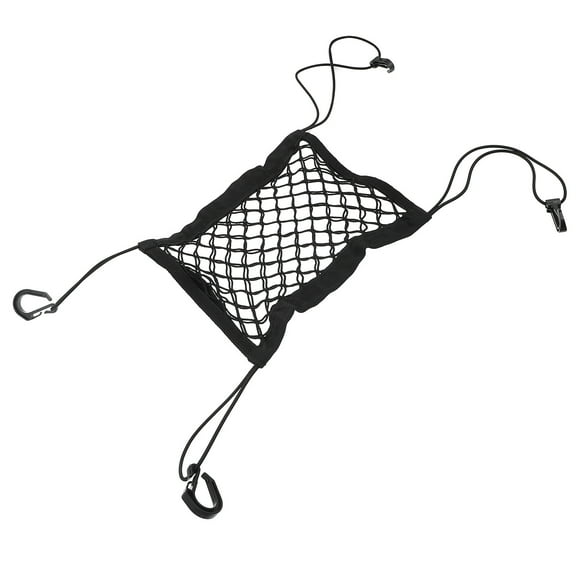 HONITANO 1Pcs Seat Back Mesh Pocket for Car Interior with Elastic Strap Design 30X25cm