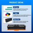 thumbnail image 5 of VIPink 3-Pack Compatible Toner Cartridge Replacement for CF500X 202X CF500A 202A Color LaserJet Pro M254dw M254dn M254nw MFP M281fdw M281fdn M281cdw M280nw Printer Ink (Black), 5 of 8