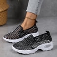 thumbnail image 4 of Rokment Women's Mesh Orthopedic Air Cushioned Walking Shoes Comfortable Breathable Arch Support Slip on Nursing Tennis Non-Slip Work Sneakers Sandals, 4 of 8