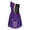 Purple, variant on YEAHDOR Kids Girls One Shoulder Lyrical Dance Leotard Sparkle Sequins Skating Gymnastics Leotard Dress Pink 12