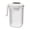 White, variant on Tuscom Large Cold Drink Jug with Lid, Plastic Pitcher for Juice Tea Coffee, Beverage Container for Fridge, Home Use