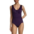 thumbnail image 3 of Lands' End Women's Slender Suit Grecian Low Leg One Piece Swimsuit, 3 of 3