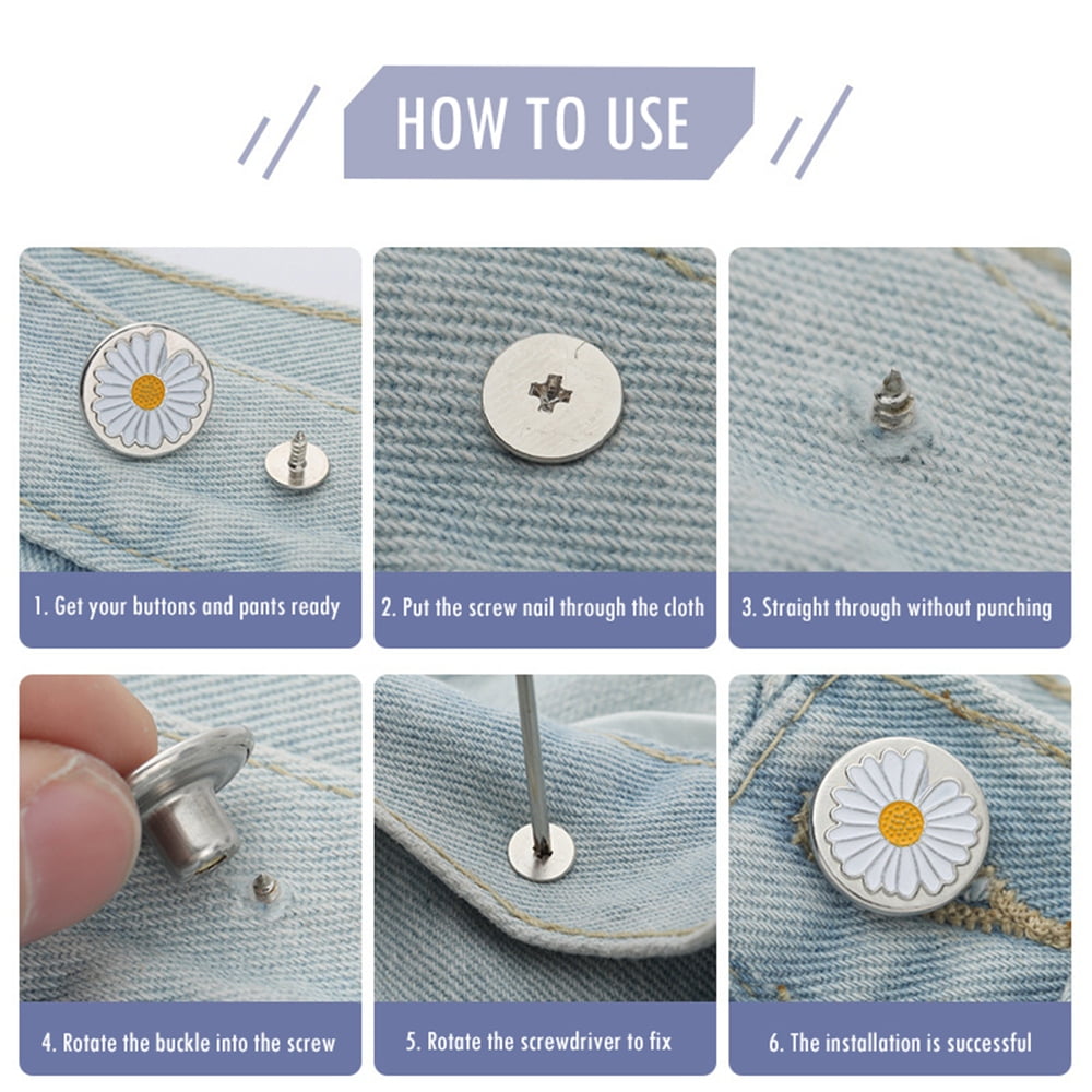Alloy Button Pins for Jeans Nautical Buttons Garment Accessories Round Bronze 20mm for diy