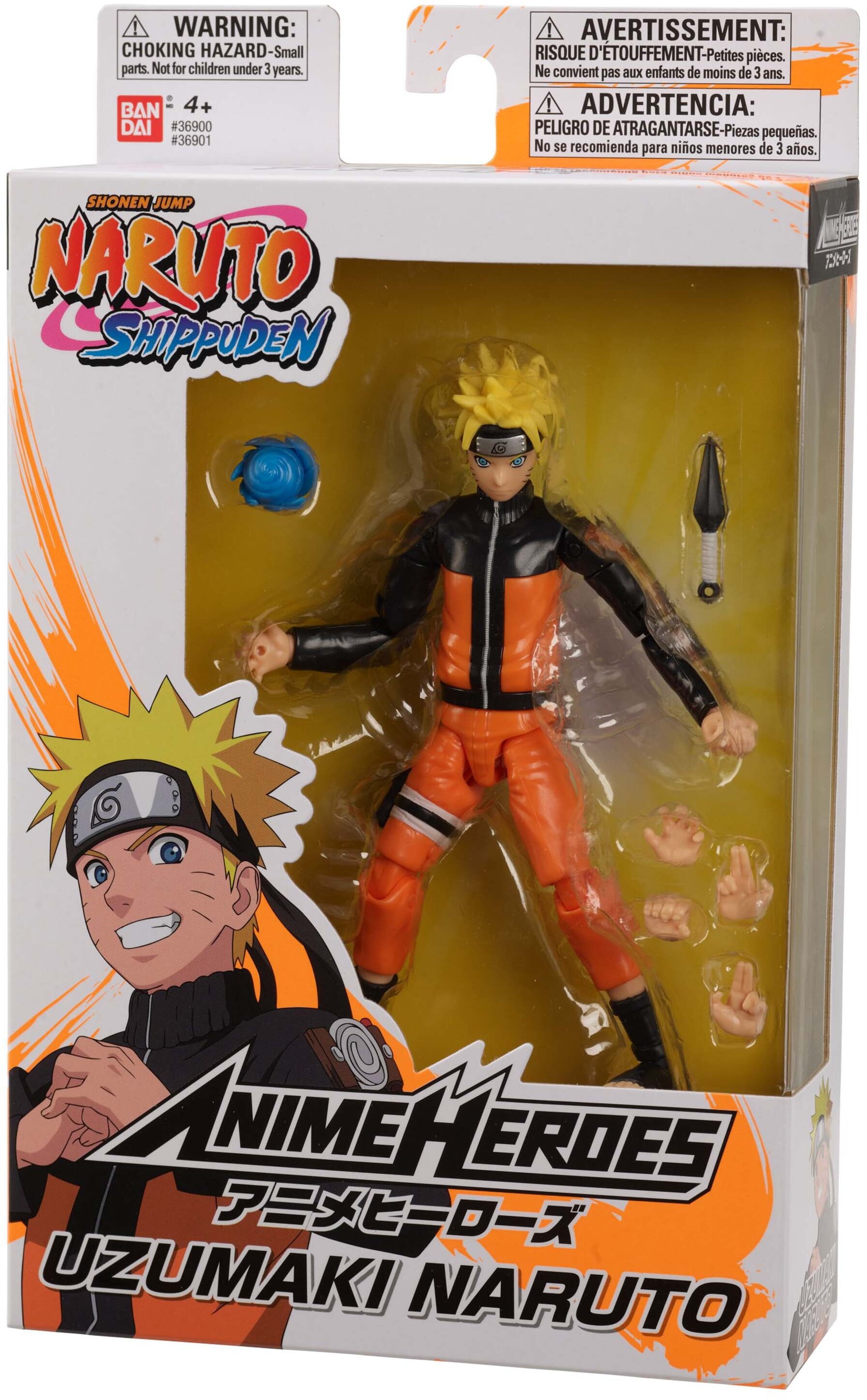 Anime Heroes, Naruto Action Figure, 6.5