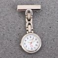 thumbnail image 2 of Montre Infirmière Chic Broche avec Pince à Épingle Montre Médicale Infirmière de Poche Montre Rétro Cadeau (Blanc), 2 of 9