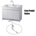 thumbnail image 4 of Interruptor de control por piso, válvu de pedal simple, pedal pulido, grifo de agua, de baño, grifo frío único Baoblaze Grifo de la bomba de pie, 4 of 8