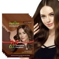 thumbnail image 3 of (3 pack) Herbishh Chestnut Brown Color Shampoo for Gray Hair, Hair Dye Shampoo 3 in 1, 100% Grey Coverage for Men & Women, Long-lasting & Travel-friendly, Ammonia-free, 30 ml (Pack of 20), 3 of 9