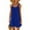 Blue, variant on Azrian Womens Plus Size,Women's Beach Dress Bikini Beachwear Coverups Casual Vacation Short Summer Halter Dresses