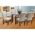 thumbnail image 1 of Comedor Kaufe 6 Sillas de Madera y Cubierta de Cristal MOBILKRAFT Modelo Kaufe, Estilo Contemporáneo en Color Café, 1 of 4