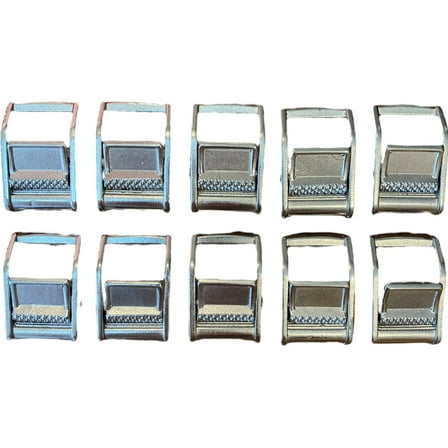 1" Stainless Steel Cam Buckle Tie Down 10 PACK | 1CBSSX10