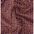 thumbnail image 1 of Soimoi Tissu en Chiffon de Viscose Rouge Abstrait Imprimé 1 Yard 42 Pouces de Large, 1 of 6