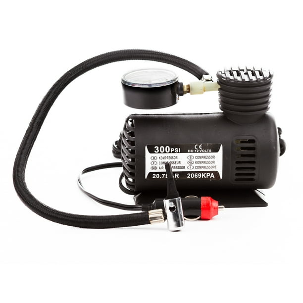 Portable 300 Psi Quick Fill Air Compressor with Pressure Gauge