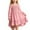 Pink, variant on Fozruso Girls High Waist Dress Summer Girls Dress With Square Neck Flutter Sleeves And Flared Hem Elegant Ruffle Trim Boho Length Party Dress For Toddler Kids Sizes 3-4 Years