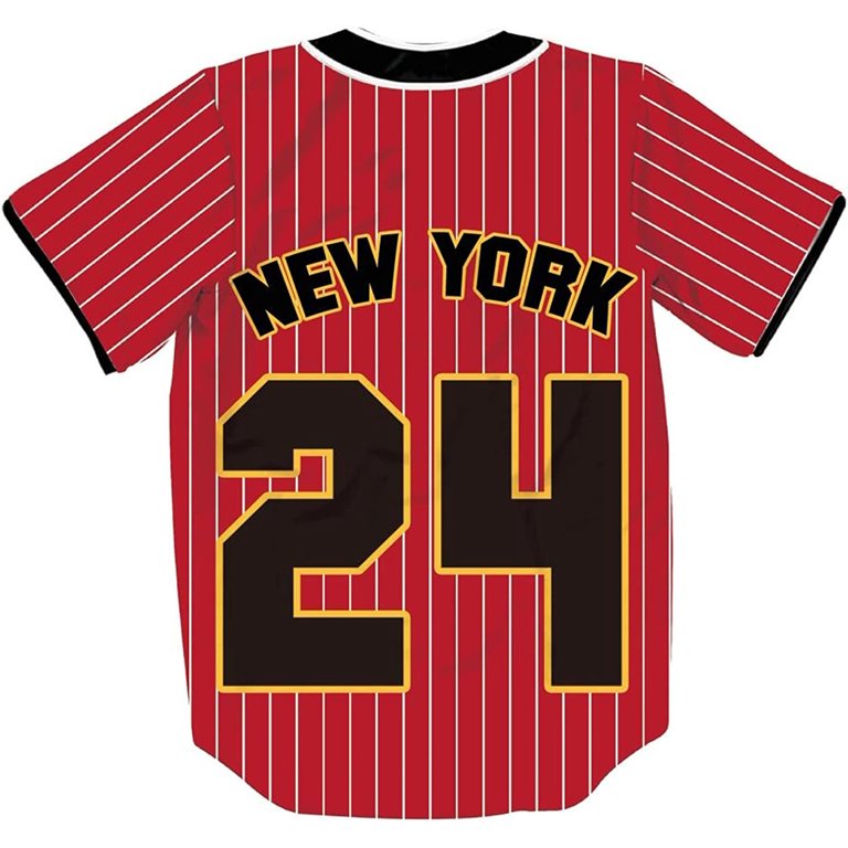 Baseball Jersey Classic New York 23 Stripes Design Printed for 80s 90s  Theme Birthday Party 