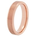 thumbnail image 3 of Mens Rose-Tone Tungsten 5MM Plain Beveled Comfort Fit Wedding Band - Mens Ring, 3 of 4