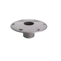 Attwood 238312-1 238 Series Socket Base - Aluminum, 9" Round
