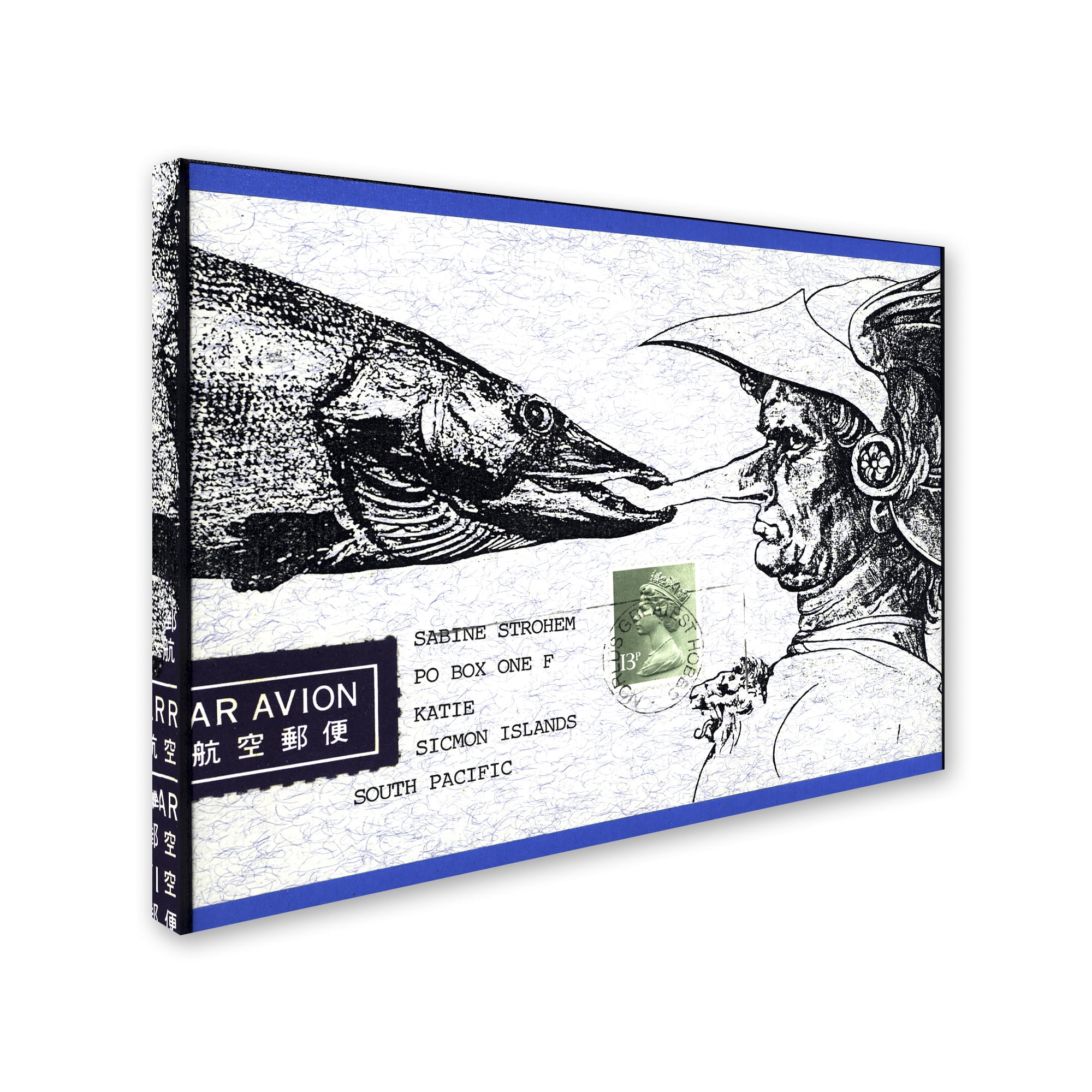 Trademark Fine Art 'Fish Nose' Canvas Art by Nick Bantock