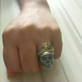 thumbnail image 2 of GKNET Heavy Stainless Steel Gothic Punk Biker Rings Fashion Mens Skull Delicate Jewelry Sz 6-13-#23-9, 2 of 6