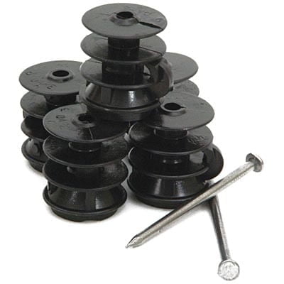 Fi-Shock Plastic Electric Fence Insulator Yellow 25 / Bag Plastic