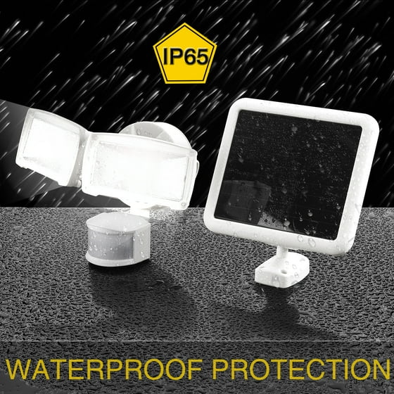 Solla Dual Head Motion Sensor Led Security Light With A Solar Panel Solla Dual Head Motion Sensor Led Security Light With A Solar Panel 950 Lm 5000k Daylight 3 Modes Adjule And Detector Ip65 Waterproof Flood