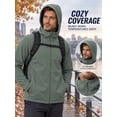 thumbnail image 5 of TRYSIL Men's Lightweight Softshell Jacket Hoodie Fleece Lined Warm Rain Waterproof Windbreaker Outdoor Hiking Coat,Size(S-3XL), 5 of 7