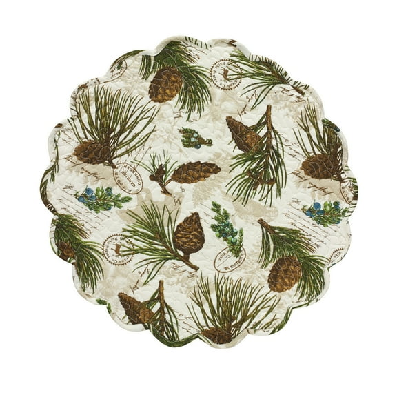 Park Designs Walk in the Woods Round Placemat Set of 6