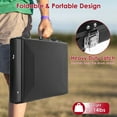 thumbnail image 5 of 3-Burner Propane Camping Stove 20000 BTUs, Portable Camp Stove with 3 Adjustable Burners and Push-Button Instant Ignition, Portable Camping Grill, Built-in Carrying Handle, 5 of 7