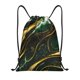 thumbnail image 1 of Fotbe Green Marble Bolsa Mochila con Cordón Estampada, Bolsa de Gimnasio Deportiva, Bolsa Cinch, Bolsa con Cordón para Hombres y Mujeres-Medium, 1 of 6