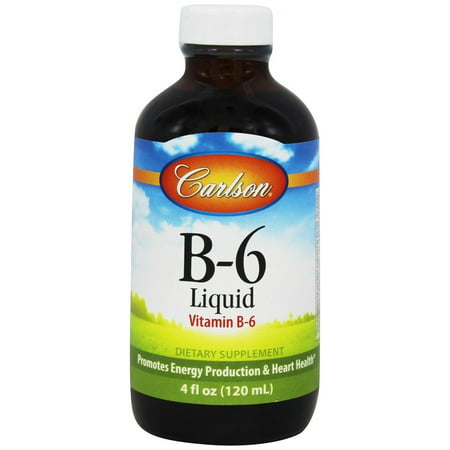 Carlson Labs - Vitamine B6 liquide 200 mg. - 125 grammes.