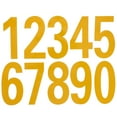 thumbnail image 1 of Miangastore Reflective Mailbox Numbers SelfAdhesive Decals for Outdoor Use Weatherproof Yellow 4 Inch, 1 of 8