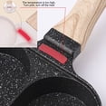 thumbnail image 4 of Egg Frying Pan 4 Cup Nonstick Aluminum Pancakes Hamburger Sandwiches Stove & Induction Compatible For Breakfast Lunch Dinner, 4 of 4