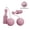 Pink, variant on Dual-Use Cordless Weighted Jump Rope with Double Bearings – Ball-Type Skipping Rope for Indoor Fitness, Anti-Slip Foam Handles, 75cm Weighted Balls, 7mm PVC Wire