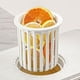 thumbnail image 5 of Dispensador de bebidas de vidrio - Dispensador de bebidas de 4,5 l con grifo a prueba de fugas Enfriador de bebidas Fuente de ponche Recipiente de vidrio con enfriadores de grifo y fuente, 5 of 5