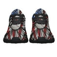 thumbnail image 5 of Baseball American flag Shoes Sneakers Black Size 9, 5 of 7