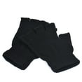 thumbnail image 4 of Rovga Gloves & Mittens Stretch Fingerless Elastic Knitted Warm Gloves Men Finger Black Half Gloves, 4 of 5