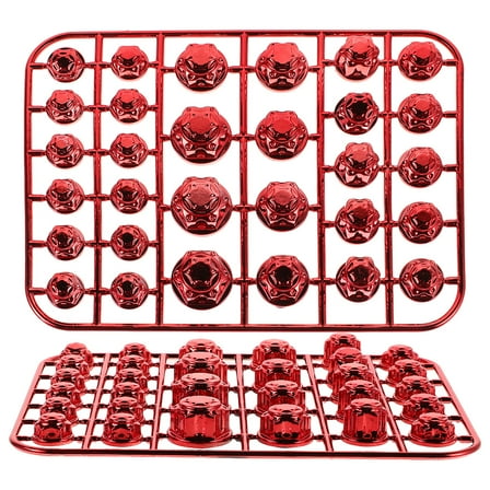 2 Sets Universal Motorcycle Engine Bolt Caps Screw Covers - Decorative Accessories for Motorbike Repair and Custom Modification