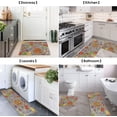 thumbnail image 5 of Kitchen Rugs and Mats Non Skid Washable Absorbent Microfiber Kitchen Mats for Floor Anti Fatigue Kitchen Mat Set of 2 Color Kitchen Decor Stain Resistant 17"x47.2"+17"x30", 5 of 6