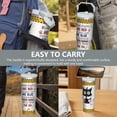 thumbnail image 6 of 1pc Cat-1 30oz Tumbler with Straw & Handle - Insulated Stainless Steel Cup | Holiday Gift for Man Women (Christmas, Valentine's, Birthday), 6 of 8