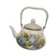 thumbnail image 4 of Tetera de esmalte de 1,5 l, calentador de agua y leche, estilo retro floral, para cocina, hogar, restaurante, oficina, agua hirviendo., 4 of 9