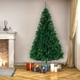 thumbnail image 2 of Seizeen Christmas Trees, 5.5FT Full Xmas Trees with 850 Branches, DIY Artificial Tree with Folding Metal Stand, Fast Segmented Assembly, 2 of 8