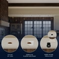 thumbnail image 6 of LUXRITE 1" LED Trimless Spotlight with Black Trim 10W, 850LM, 5CCT 60 Dimmable Push-n-Lock CRI90 Damp & IC Rated 4 Pack, 6 of 7