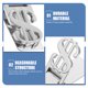 thumbnail image 5 of 1 pieza de clips metálicos para billetes con forma de símbolo de dólar, miniclips de acero inoxidable para billetera, carpeta para dinero, tarjetero para tarjetas de crédito., 5 of 8