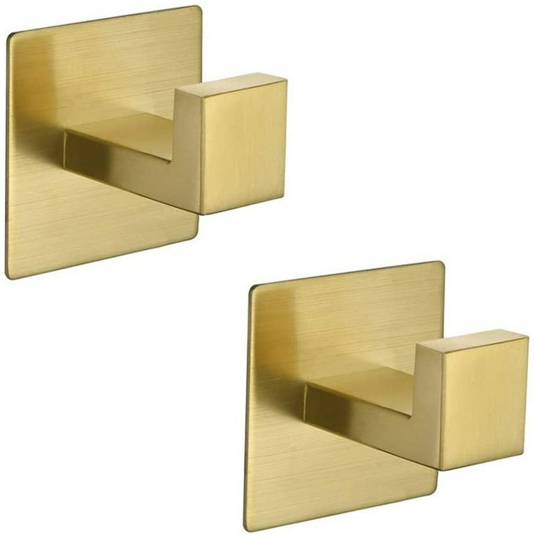 CAKVIICA Towel Holder Gold No-Drilling Self-Adhesive Bathroom