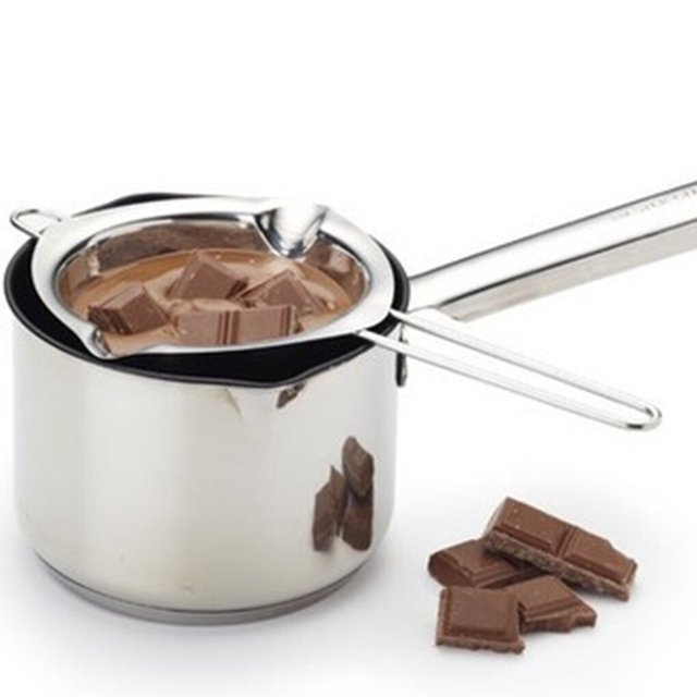Kearding 1PC nuevo portátil de acero inoxidable derretir mantequilla de Chocolate olla Pan cocina tazón de leche caldera accesorios de cocina Utensilios de cocina PC 1