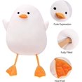 thumbnail image 2 of Pato de peluche de pato de peluche, juguetes de almohada de peluche, pato blanco de peluche abrazando animales, juguetes de peluche suaves para Navidad, regalos del día de San Va, 2 of 5