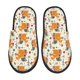 thumbnail image 1 of Balery Squirrel With Colorful Tail Pantuflas de Casa de Felpa Silenciosas con Diseño Estampado, Zapatillas Cómodas Antideslizantes de Algodón para Interior-Large, 1 of 8