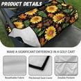 thumbnail image 5 of Yuyamidu Fall Sunflower Golf Cart Seat Covers, Cute Dog Paw Golf Cart Cushion Covers with Pockets Comfortable Club Car Accessories Fits in 2-Seat Golf Carts, 5 of 7