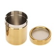thumbnail image 1 of Powder Sugar Shaker, Stainless Steel Gold Rust Resistance Easy To Clean Screw on Top Powder Shaker  for Home, 1 of 7