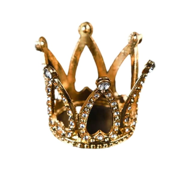 Bewildely Coronas reutilizables y de bajo mantenimiento para cumpleaños: disfrute de una durabilidad duradera con un cuidado fácil Herramientas y accesorios para hornear Multi Diamantes Oro